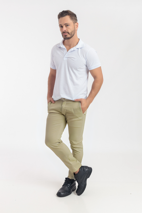 Calça Sarja Bolso Faca Masculino